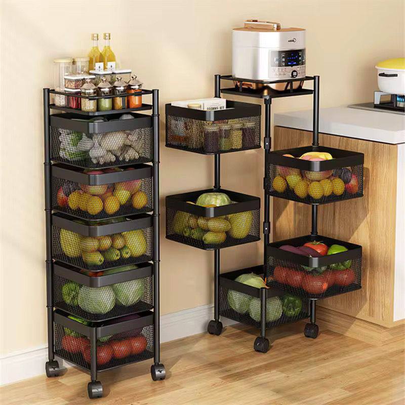 Étagère de Rangement Multifonction à Roulettes – Cuisine, Salon, Salle de Bain